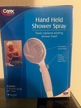 Carex Hand Held Shower Spray – New in Box